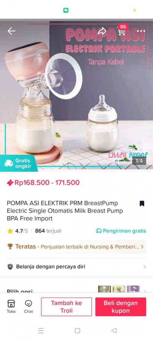 Pilihan breast pump
