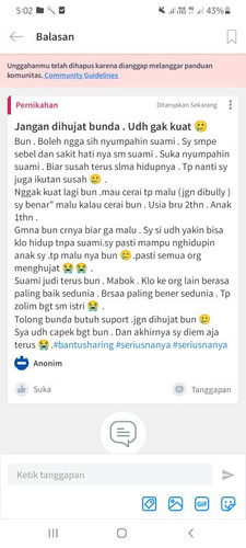 Tolong bun. Sy udh gakuat .
