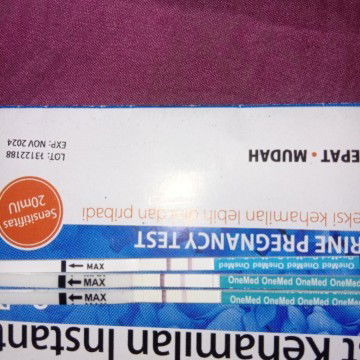 Tespek garis 2 anak ke2