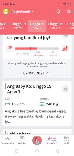 Ilang months napo ba Ang 19 weeks and 3 days
