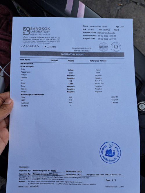 มีใครพอทราบไหมค่ะแบบนี้ผลคืออะไร