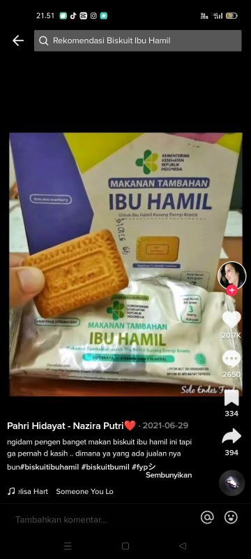 Lagi nyari biskuit ibu hami.