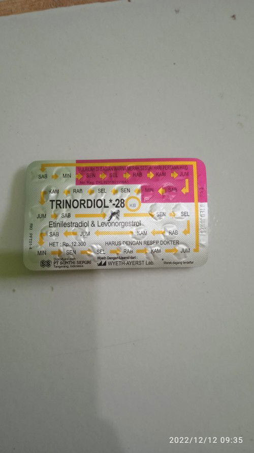 Cara minum pil KB trinoldiol 28