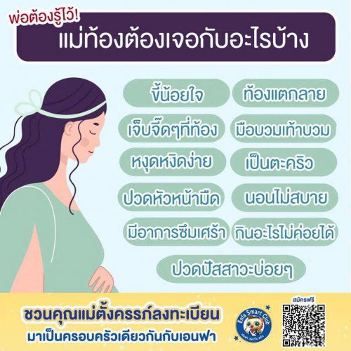 อาการที่คุณแม่ต้องเจอ