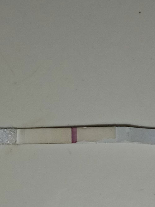 Tespek 2 garis 1 garis merah garis ke dua warna putih