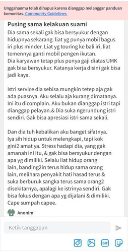 Cape sama suami