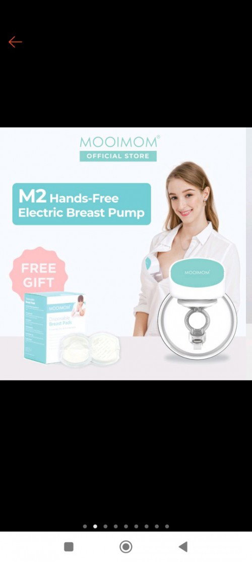 Jual MOOIMOM Hands Free Wireless Electric Breast Pump M2 - Pompa ASI