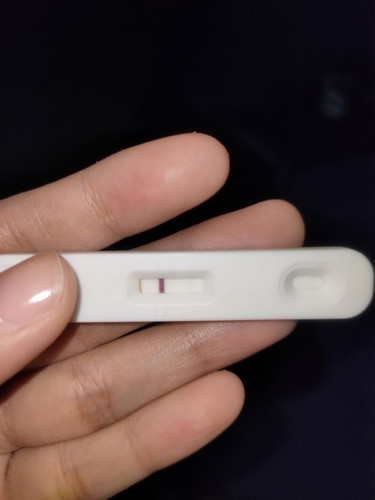 FAINT LINE ON A PREGNANCY TEST