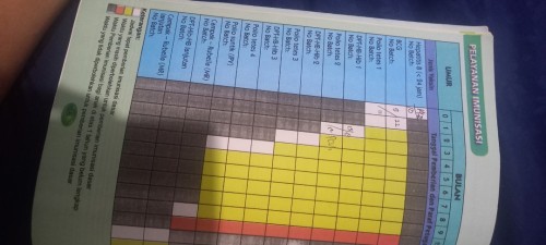 Imunisasi bayi 2 bulan