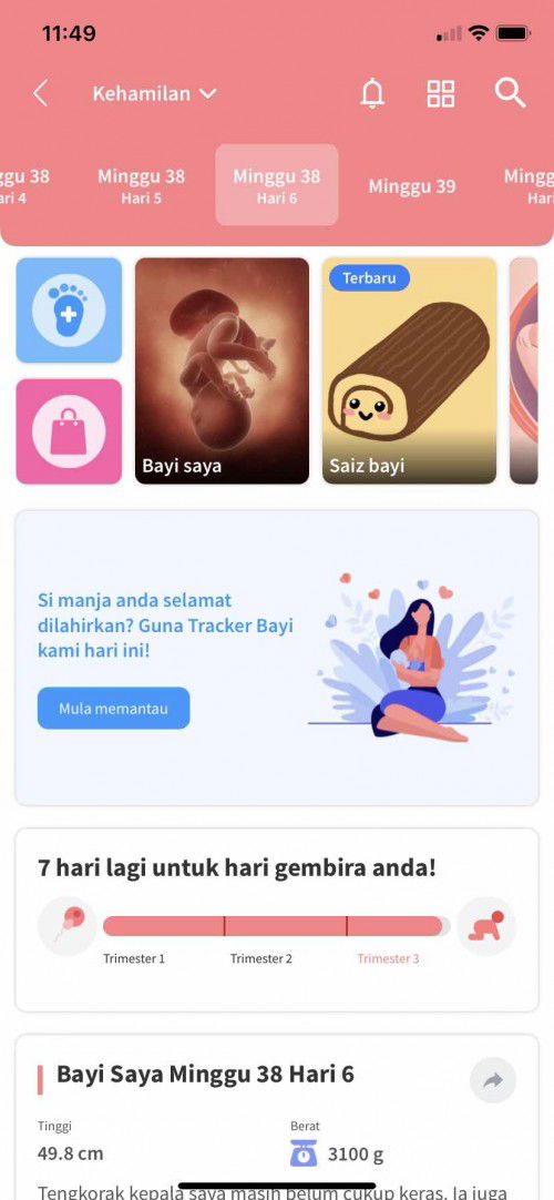 Bersalin (38 week 6 day)