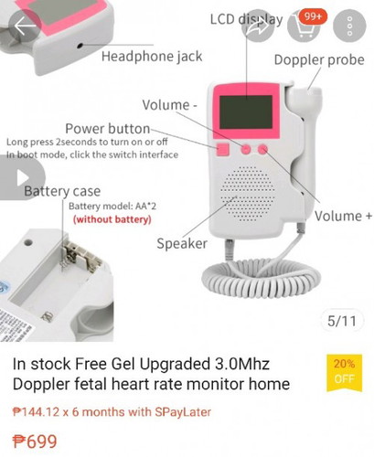 FOR SALE! FETAL DOPPLER!