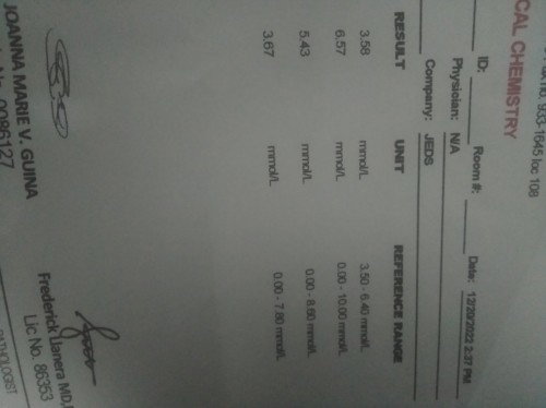OGTT Result
