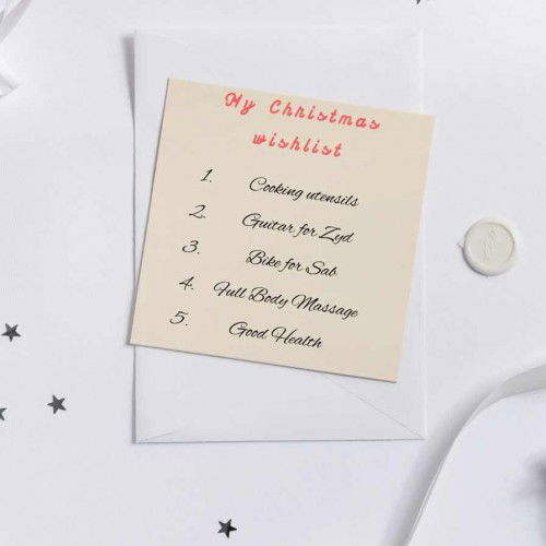 My Christmas wishlist