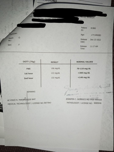 OGTT Result