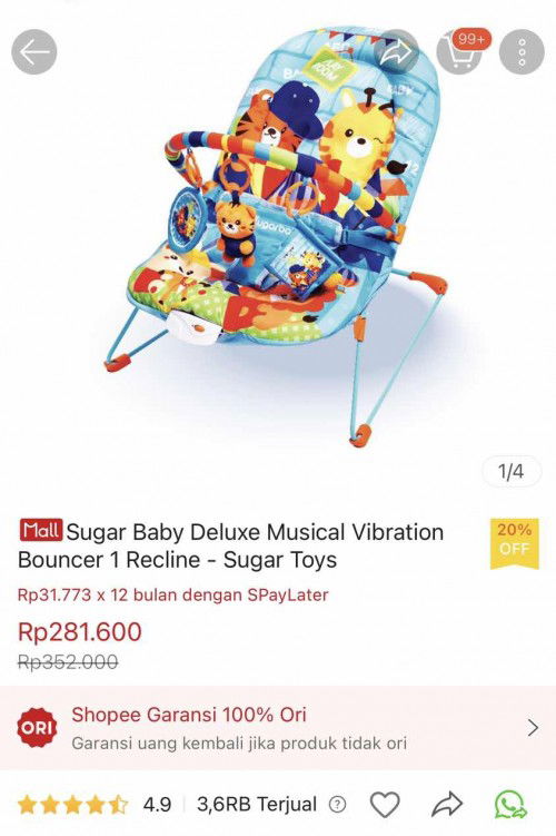 Jual Bouncer Sugarbaby