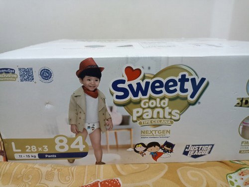 Jual rugi Pampers Size L