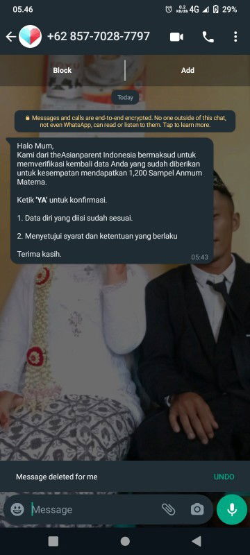 Bun, mau nanya apa bunda2 dapat wa seperti saya bun, ini maksdnya gimana yah bun