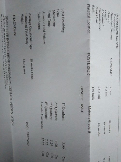 30 weeks and 1 day ftm