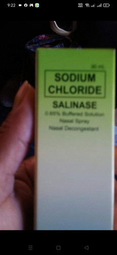 Salinase nasal spray