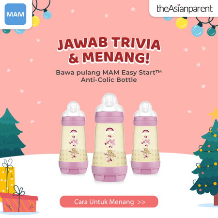 CHRITSMAS GIVEAWAY: Jawab Trivia & Menang Botol Susu MAM!