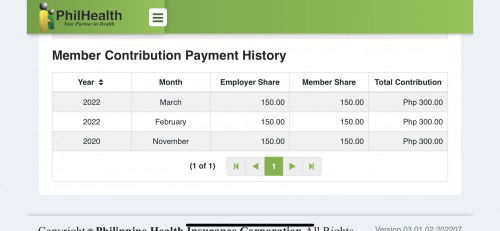 Philhealth Contribution