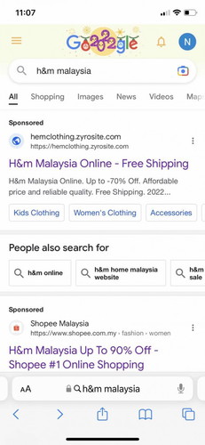 Web scammer