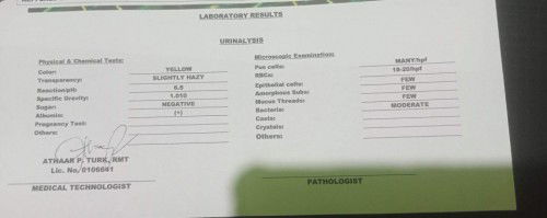 #Urinalysis Result
#39weekspregnant