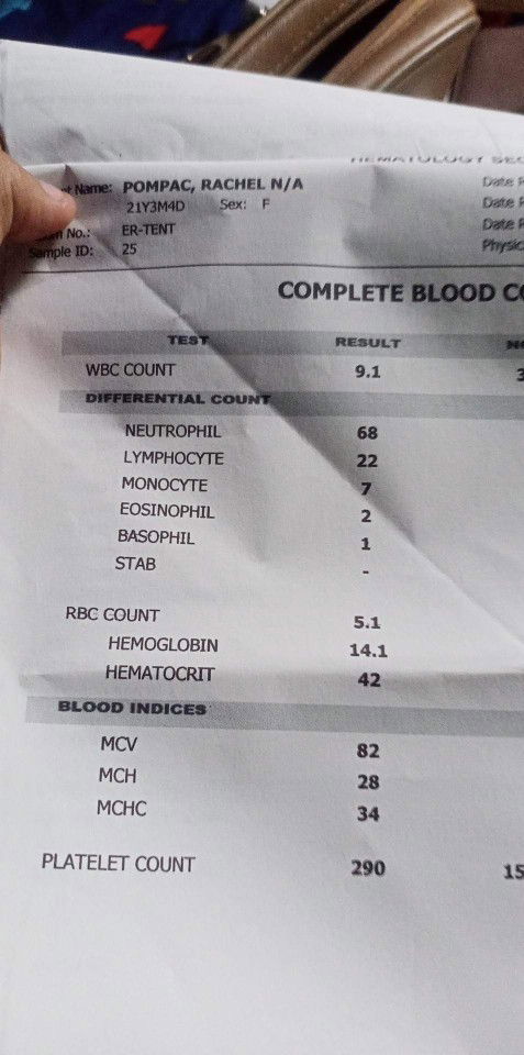 Ano pong Sabi sa results