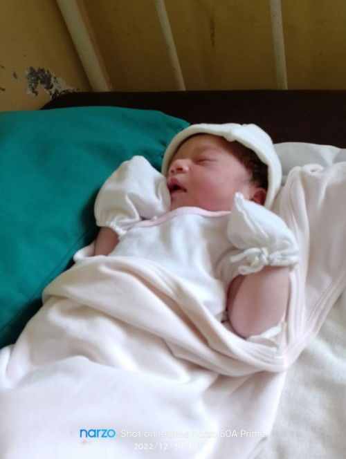 Thank you Lord!
Delivering my baby for only 20mins