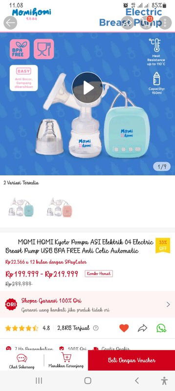 POMPA ASI dibawah 200Ribu