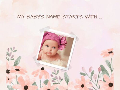 What is the first letter of your baby's name?