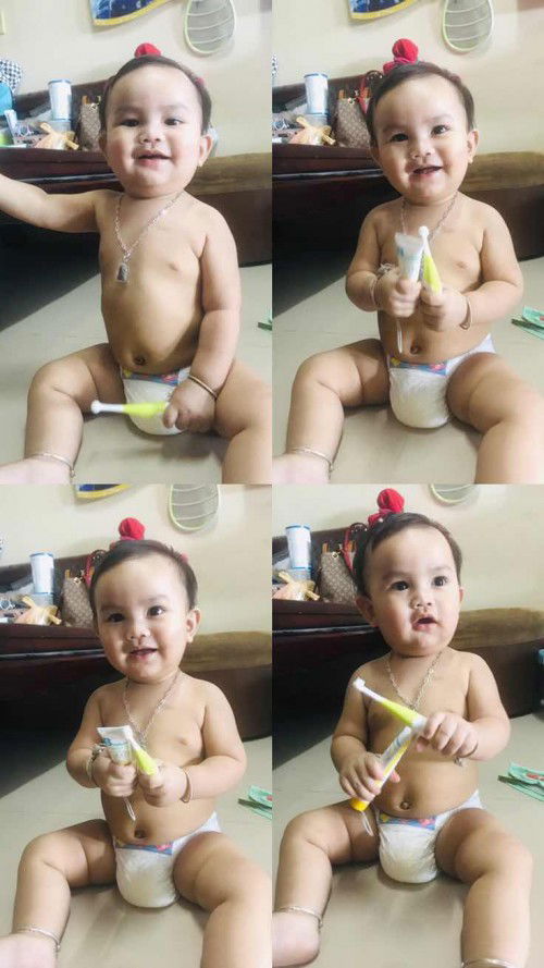 แม่ๆแปรงฟันตอนลูกฟันขึ้นกี่ซี่คะ