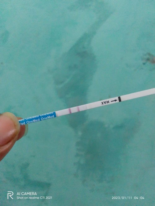 Telat 14 hr di tespek positif.