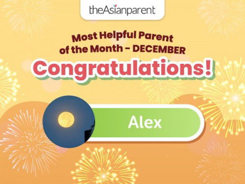 Most helpful parent for the month of December