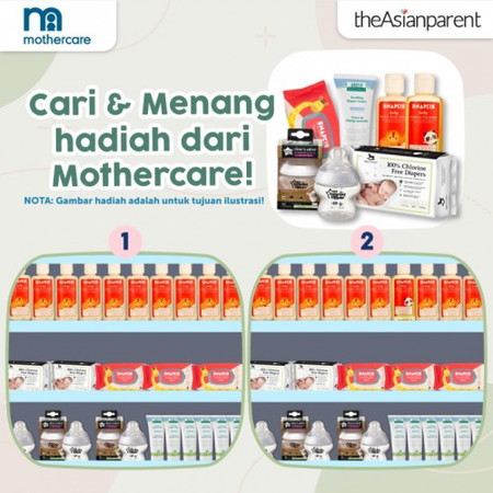 Cari dan Menang hadiah dari Mothercare!