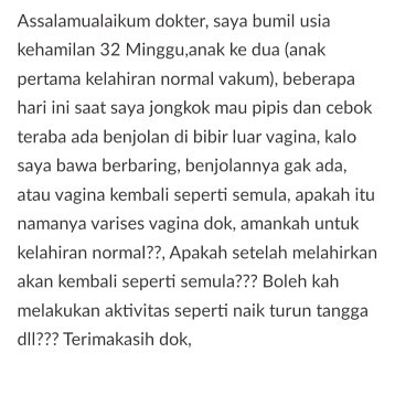Varises kelamin saat hamil bisakah lahiran normal