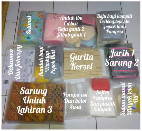 Hpl ku  24 february 2023 , apakah bunda disini sudah menyiapkan perlengkapan lahiran yg mau dibawa ?