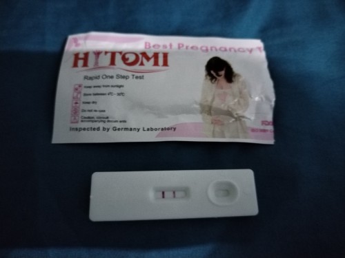 Urine pregnancy test