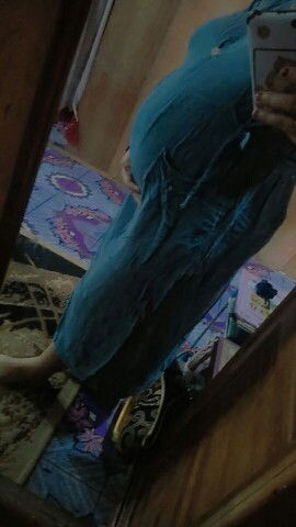 Hamil 8 bln ,bentuk perut bulat pas USG cowo  ,apkh ad yg Sama bunda"