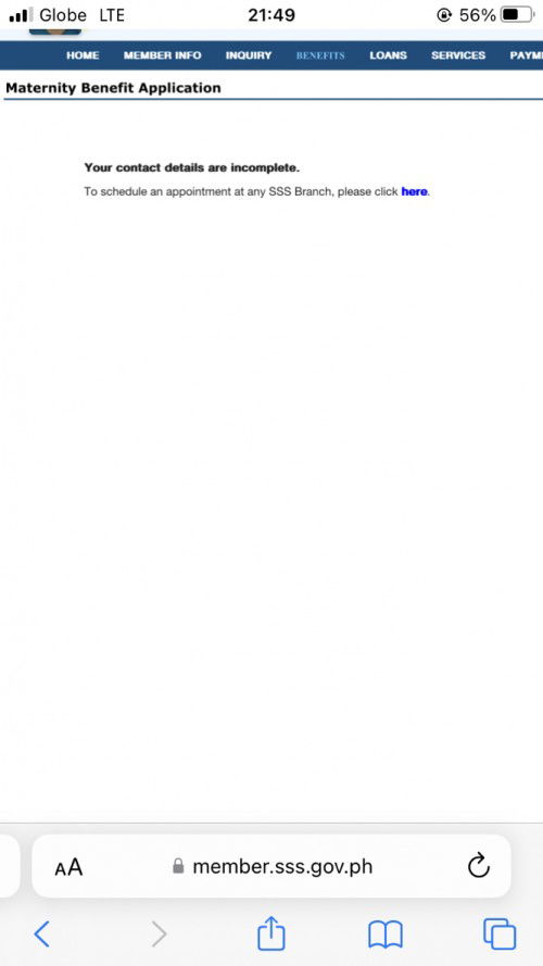 Maternity Benefit Online