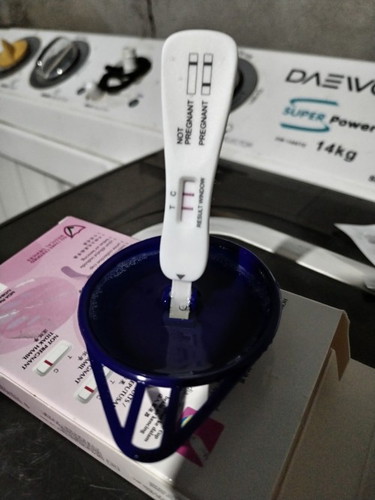 Urine pregnancy test