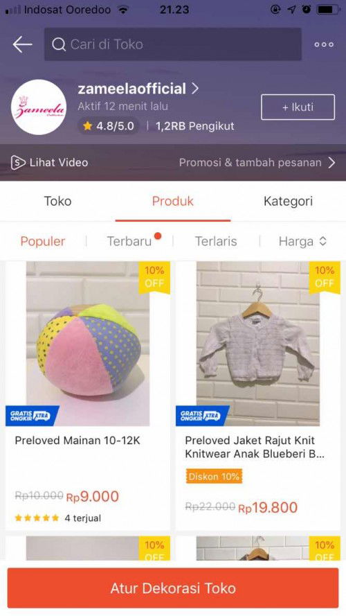 Jual Preloved dan New ex kado Serba Ada Kebutuhan Anak & Dewasa