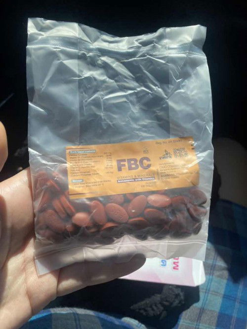 การรับประทานยาบำรุงเลือดFBC