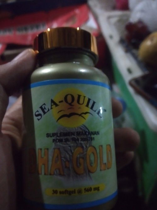 Ada yang pernah konsumsi Sea quill dha gold?