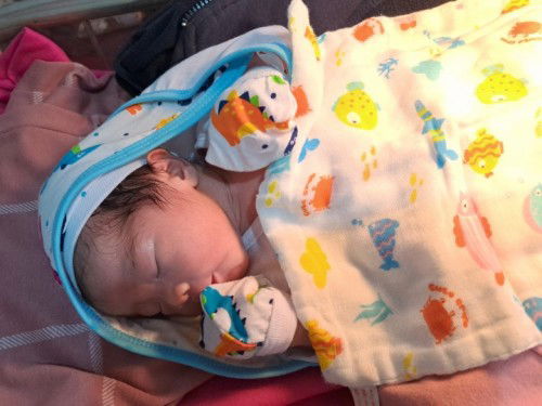 Emergency CS, 16 hours labor