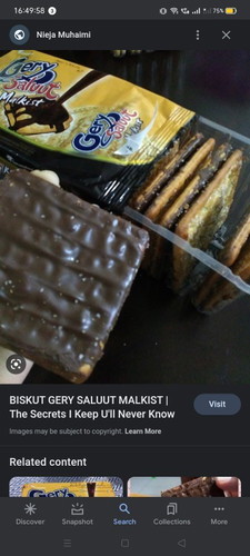 Blh ke makan coklat. ..mcm biskut coklat ke..bjskut gery..bersalin czer..hari ke 17