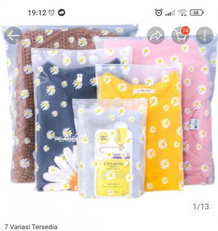 Kira2 butuh brapa pouch yah bun untuk hospital bag nya?