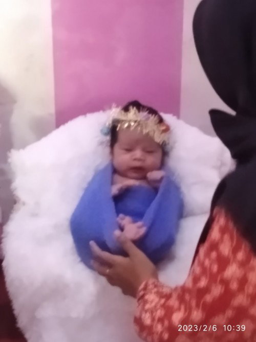 Launching baby girl
