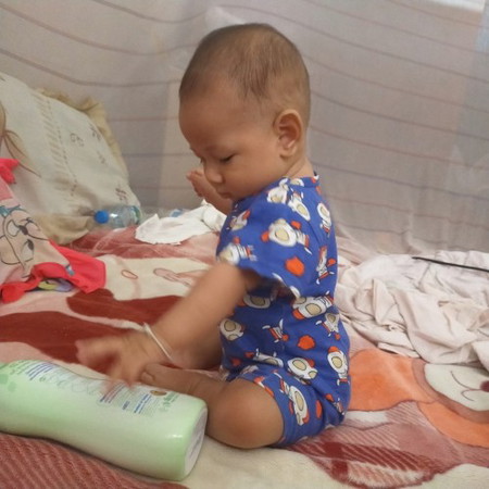 5 เดือน 28วัน นั่งได้แล้วค้าบบ