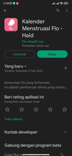 KB Aplikasi Kalender Haid